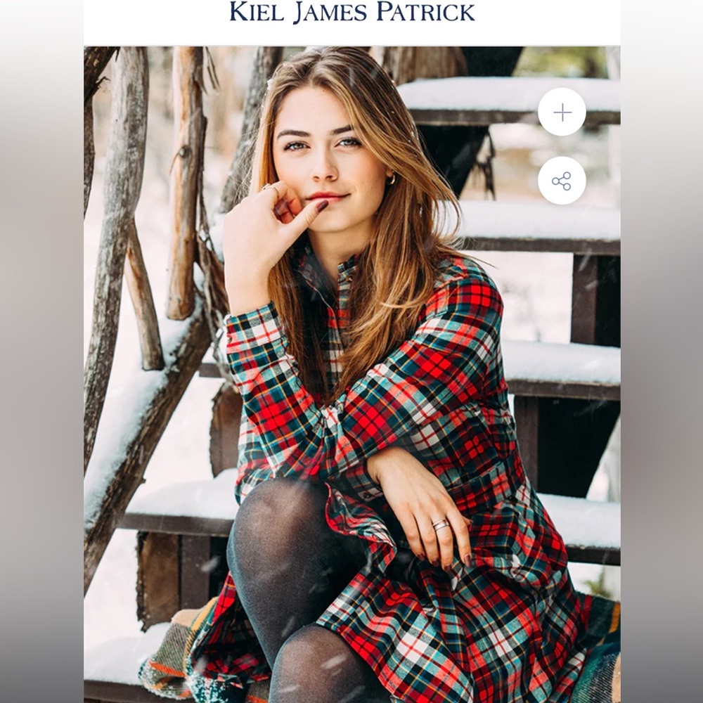 Keil James Patrick Flannel Dress! Perfect for the holidays!